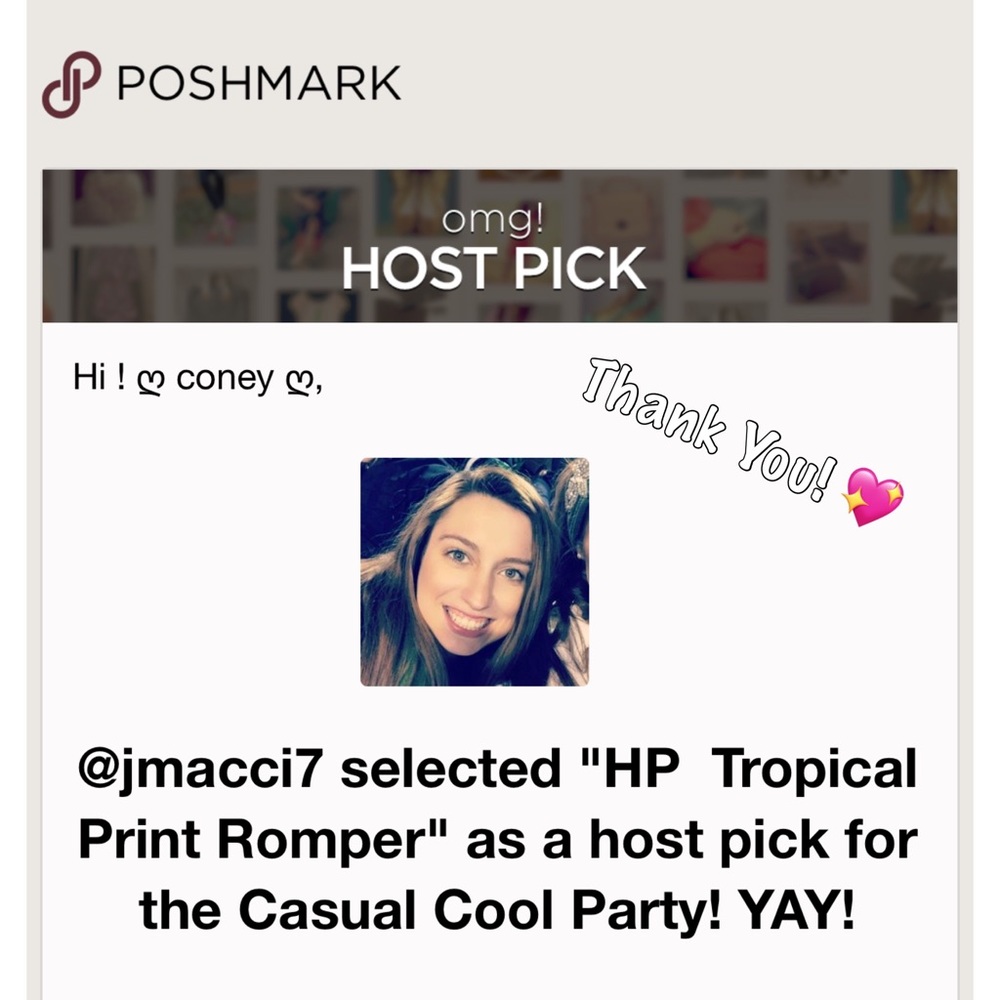 Last One‼️ HP 3X 💖 Tropical Print Romper - Picture 8 of 8