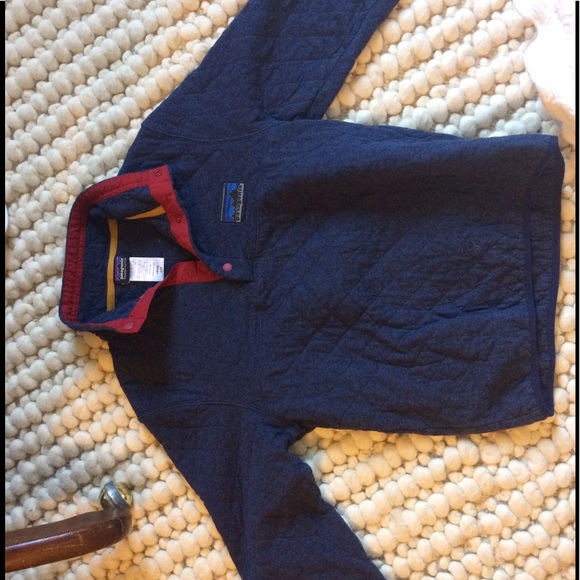 Patagonia Jackets & Blazers - Patagonia Quilt Pullover Navy Blue