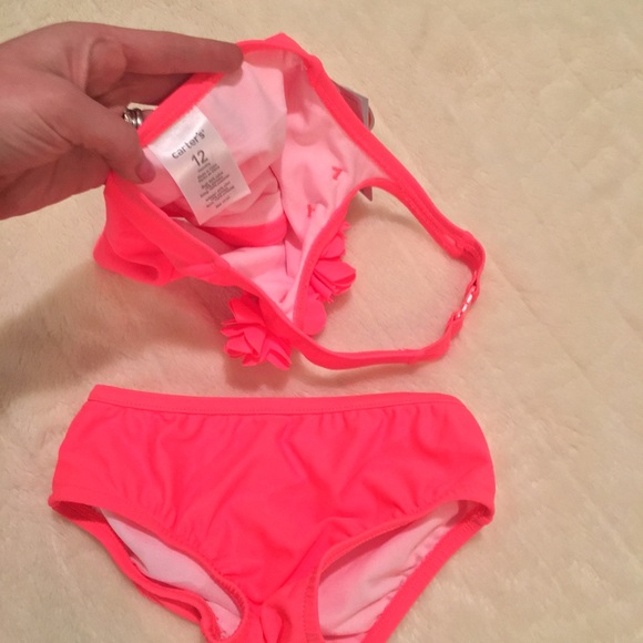 NWT Carter's 2-piece Tankini "Melon" 12m - Picture 5 of 8