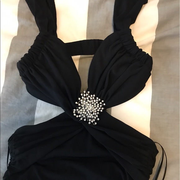Full length black dress - Picture 1 of 4