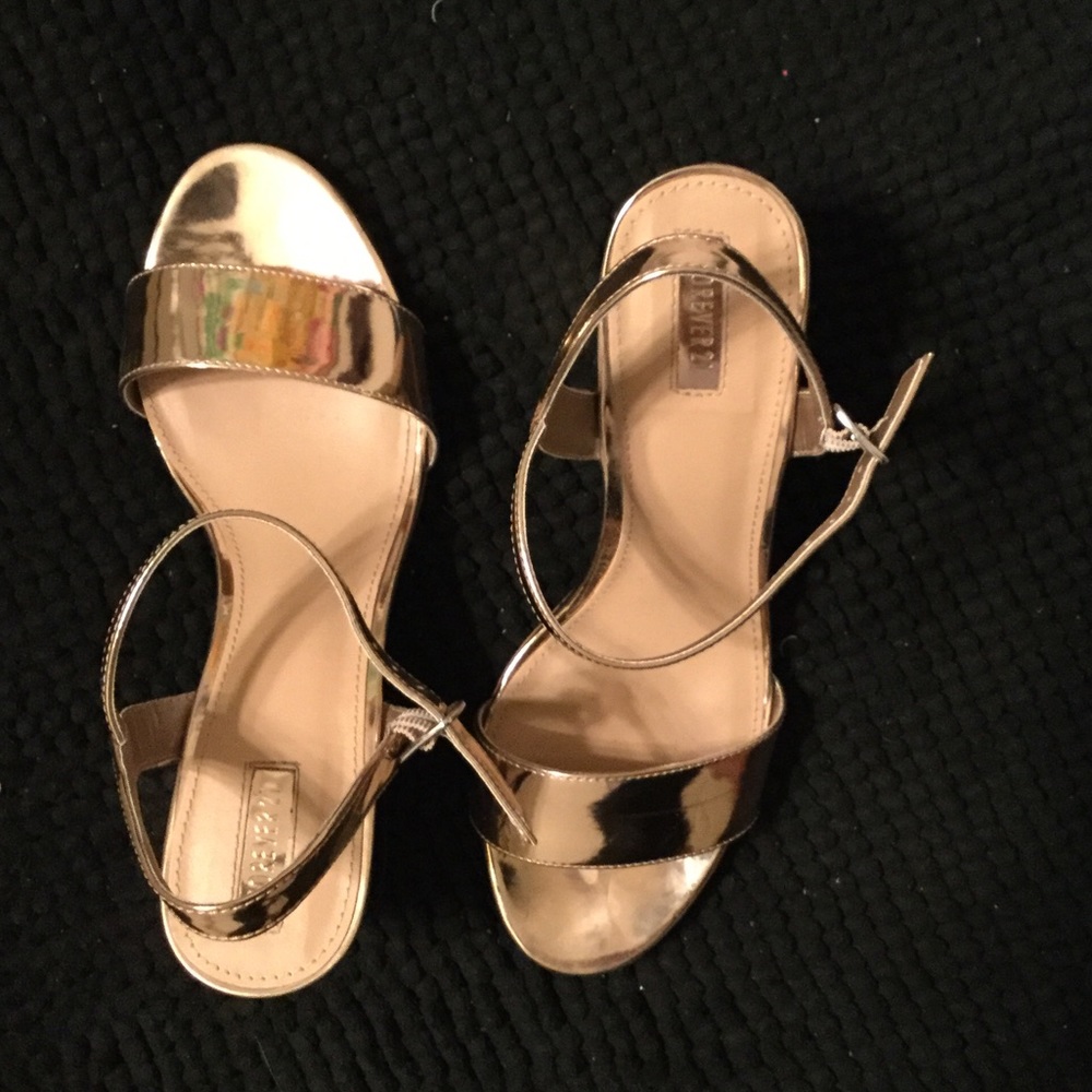 Gold heels
