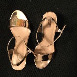Gold heels