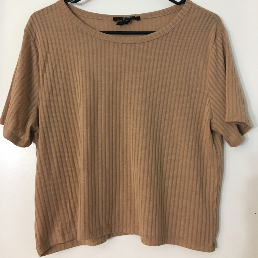 F21 Taupe Blouse