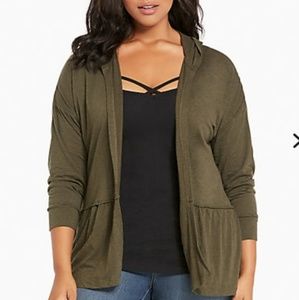 Olive Green Cardigan