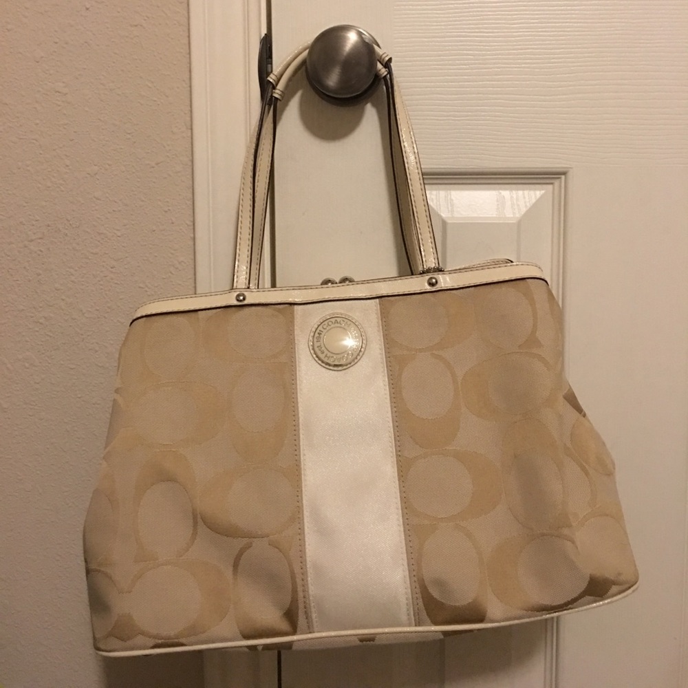 Coach nude bag!