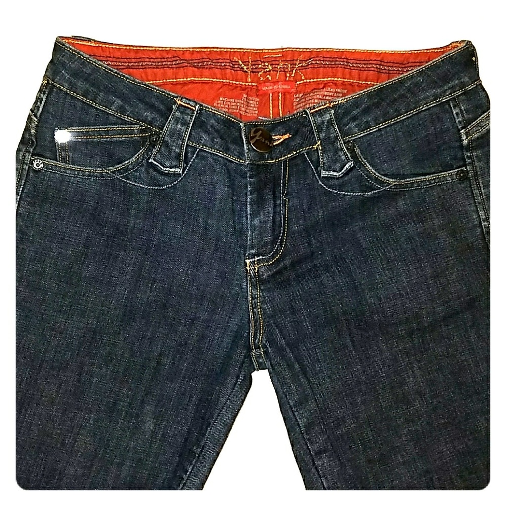 Dark blue jeans