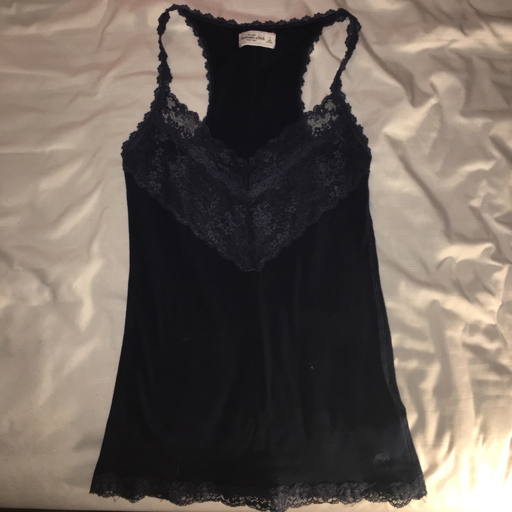 A&F Lace racer back top