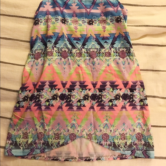 Paradisco patterned dress S/M - Picture 4 of 5