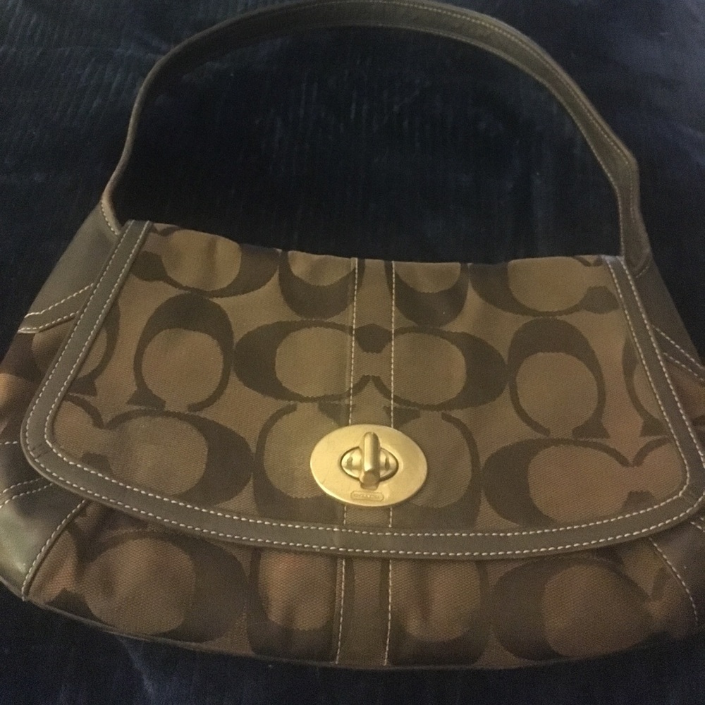 Coach handbag brown