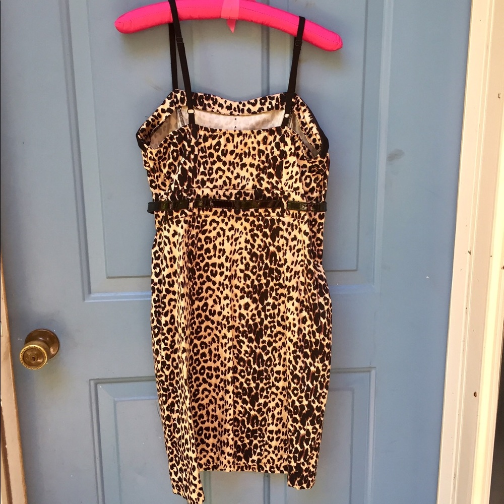 Leopard Cocktail Dress - Picture 3 of 4