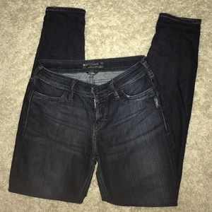 Dark blue Silver skinny jeans