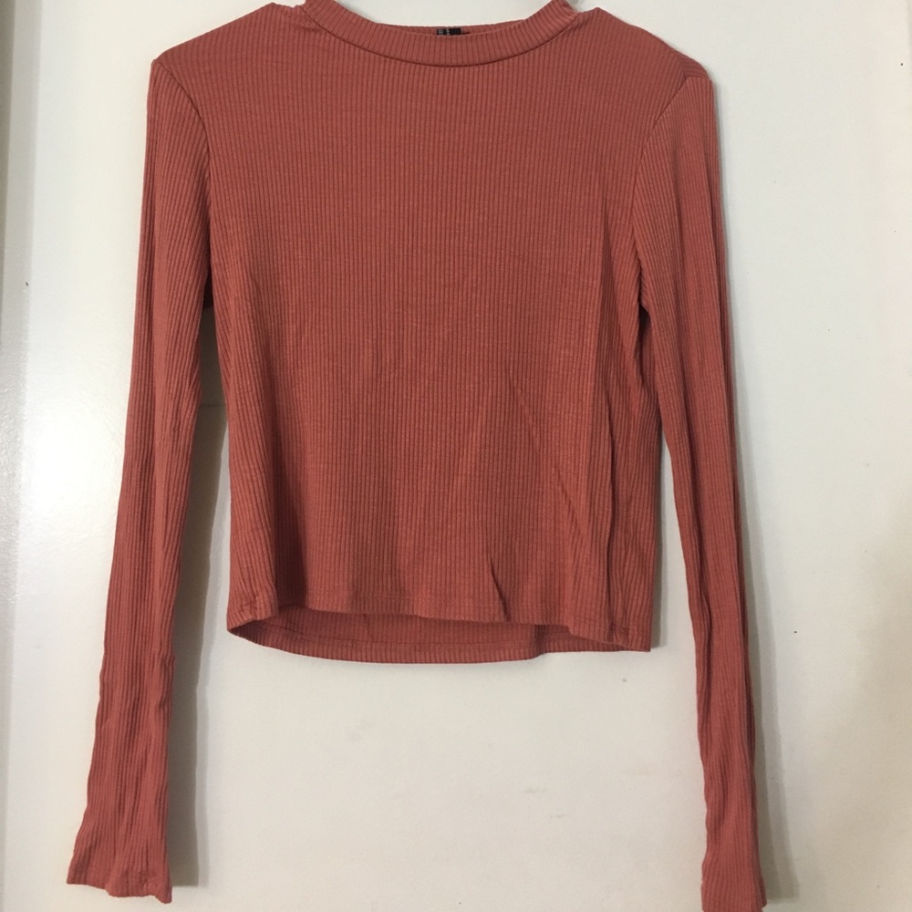 F21 Mock Neck Top