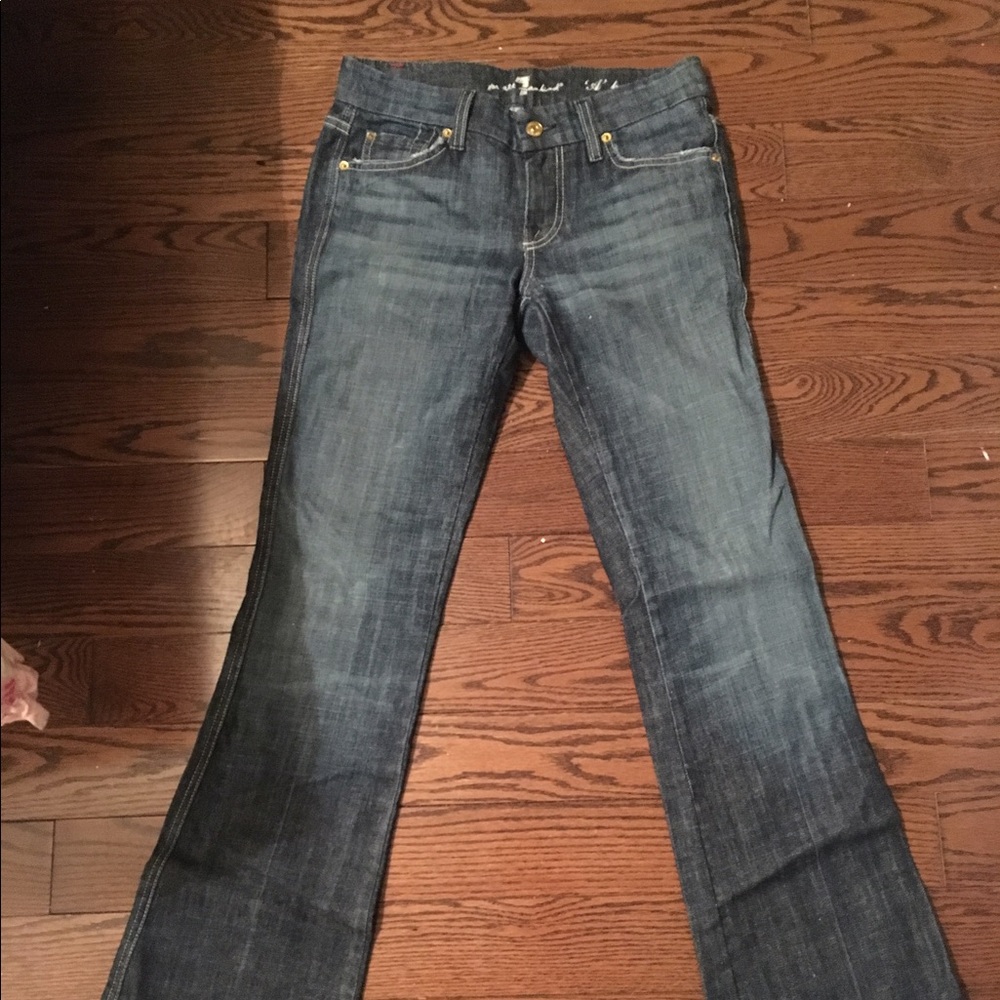 Seven for all mankind never worn size 26