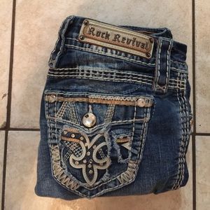 Women's rock revival jeans.