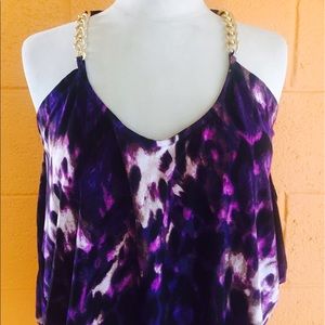 Nice purple night out blouse