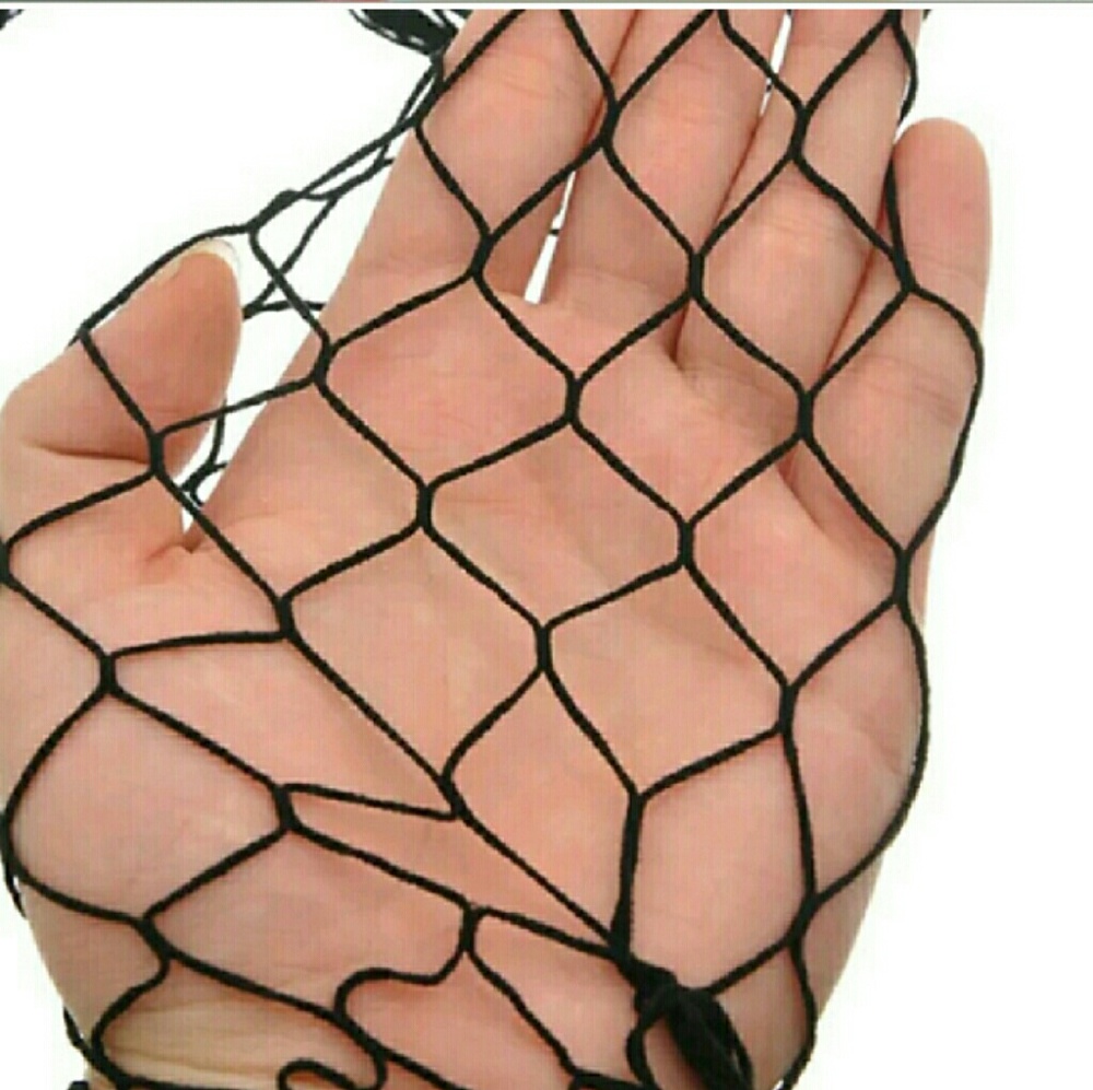 PEEK A BOO Large Netted Diamond Pantyhose - Picture 3 of 4