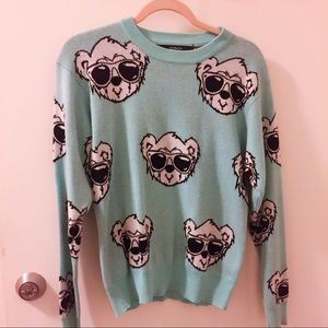 Joyrich logo bear sweater