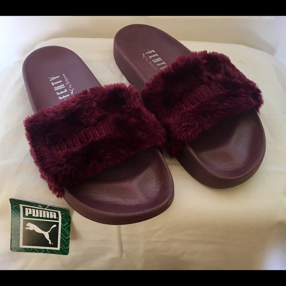 Puma Rihanna LeadCat Burgundy Women's UK 6 US8 NIB
