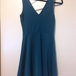Green teal dress!