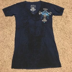 Affliction V-neck T-shirt