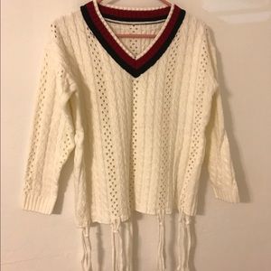 White sweater