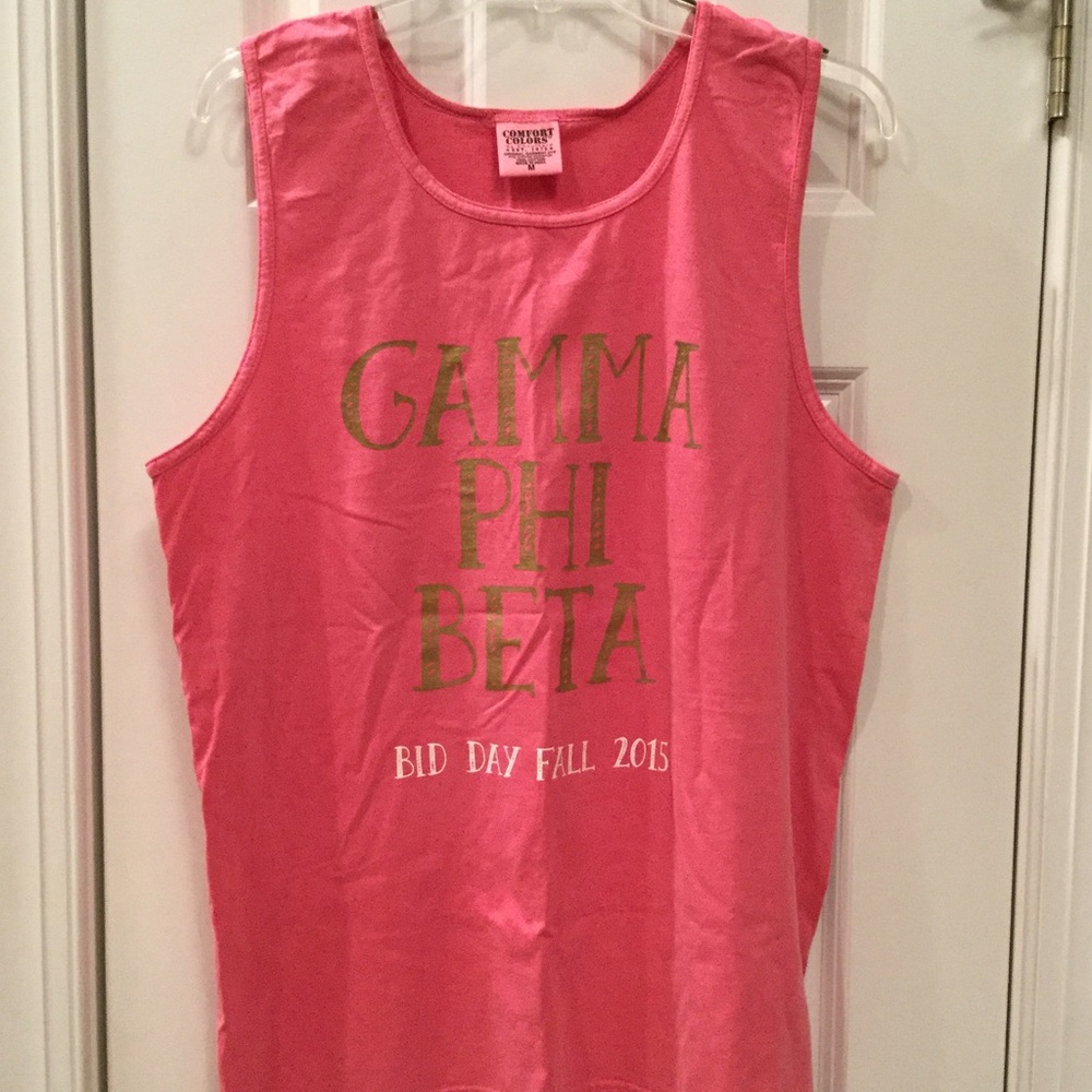 Gamma Phi Beta Comfort Colors Tanktop