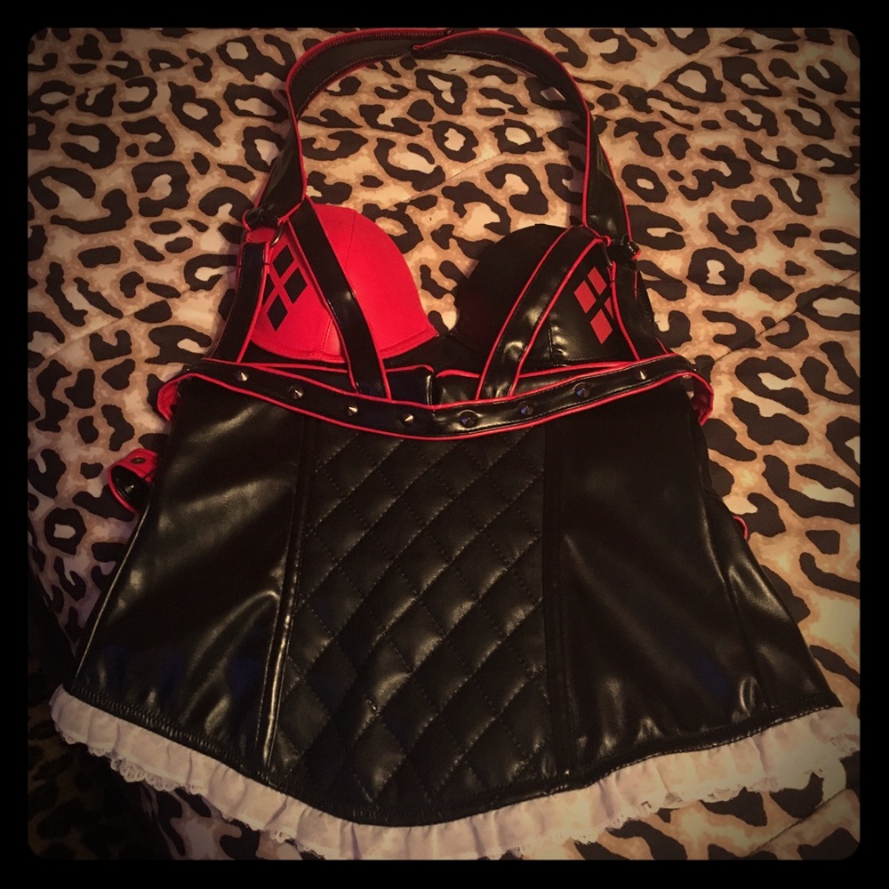 Harley Quinn corset ❤SOLD❤