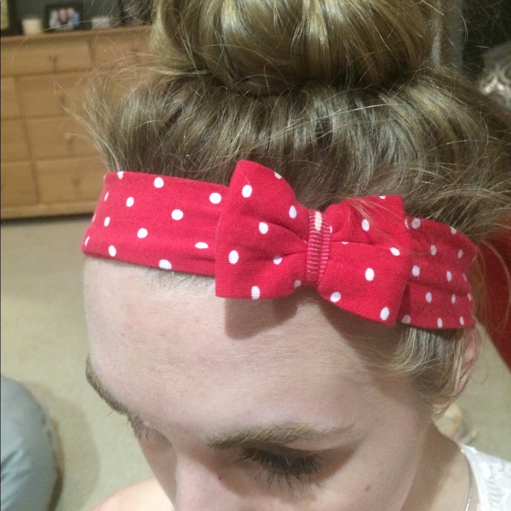 Polka Dot Red Headband