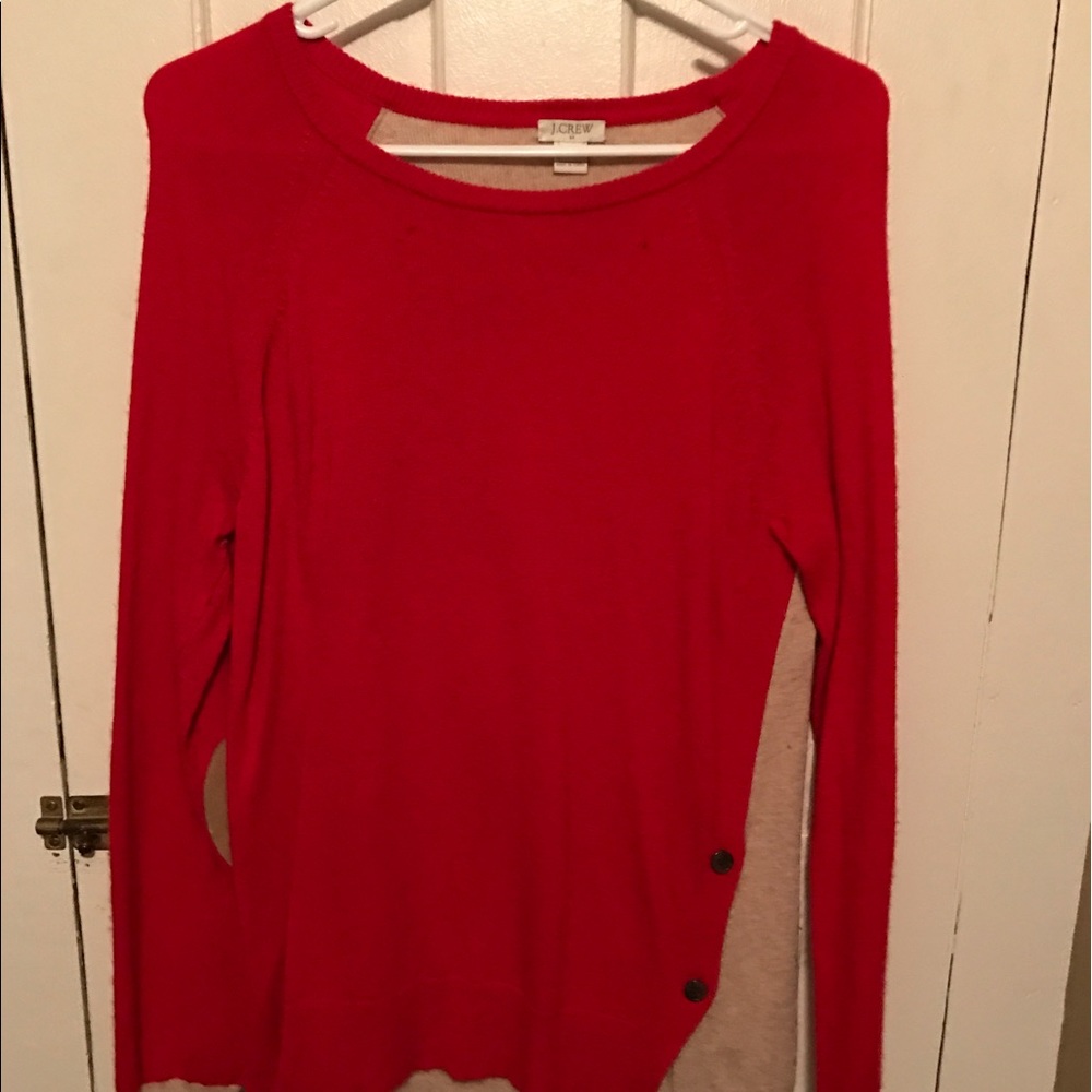 JCREW BUTTON SWEATER