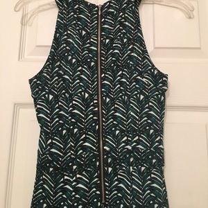NWT Leaf / Jungle Print Bodycon Dress