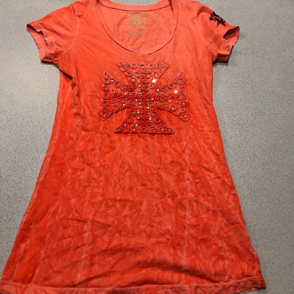 💕Velvet Stone Crushed Print Top!