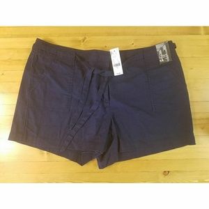 Navy Drawstring Shorts