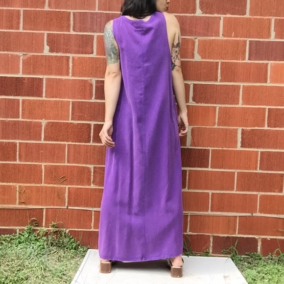 PURPLE VINTAGE MAXI PLAY DRESS - Picture 4 of 4