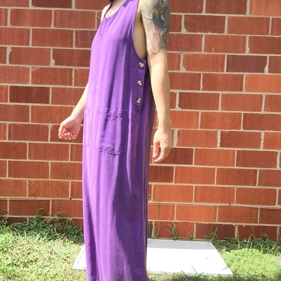 PURPLE VINTAGE MAXI PLAY DRESS - Picture 3 of 4