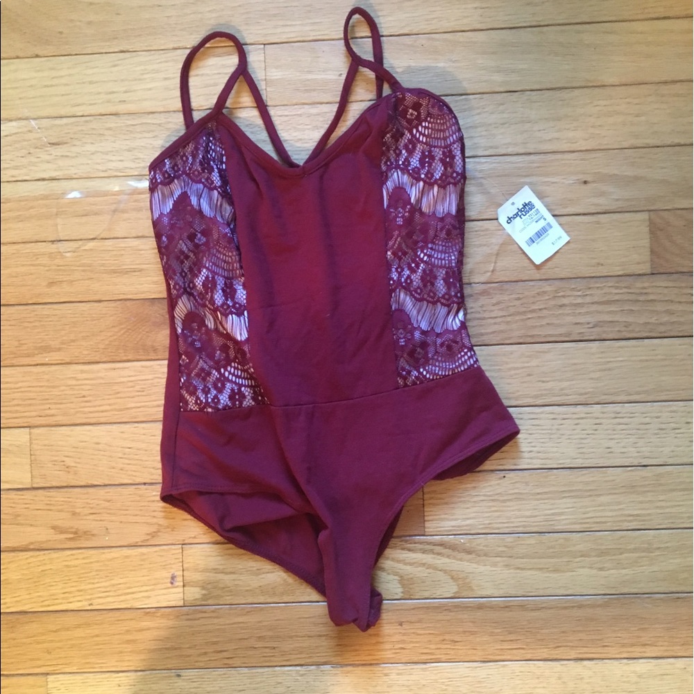 Red bodysuit