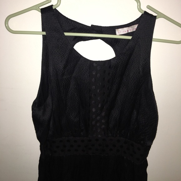 Alice and Trixie Black Open Back Dress - Picture 1 of 3