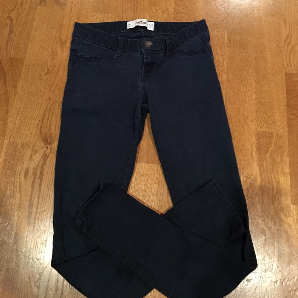 Navy blue skinny jeans