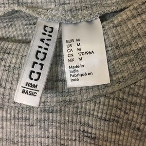 H&M Tops - Light Grey Marl Top H&M Tops - Light Grey Marl Top