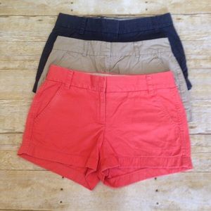 Lot of 3 J. crew shorts size 2