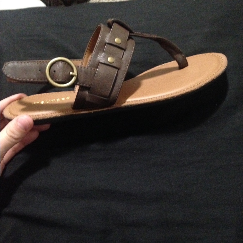 Maurice's brown sandals
