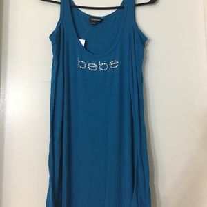 Bebe Shoulder Cut Out Maxi Dress