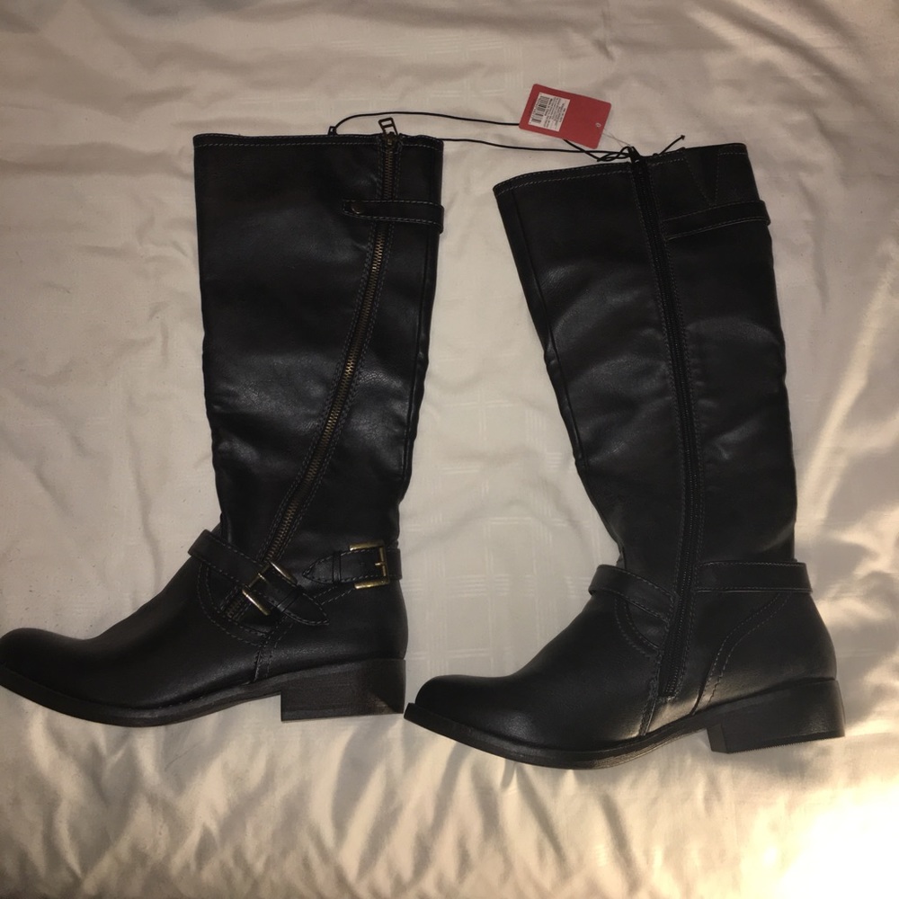 Mossimo black leather boot