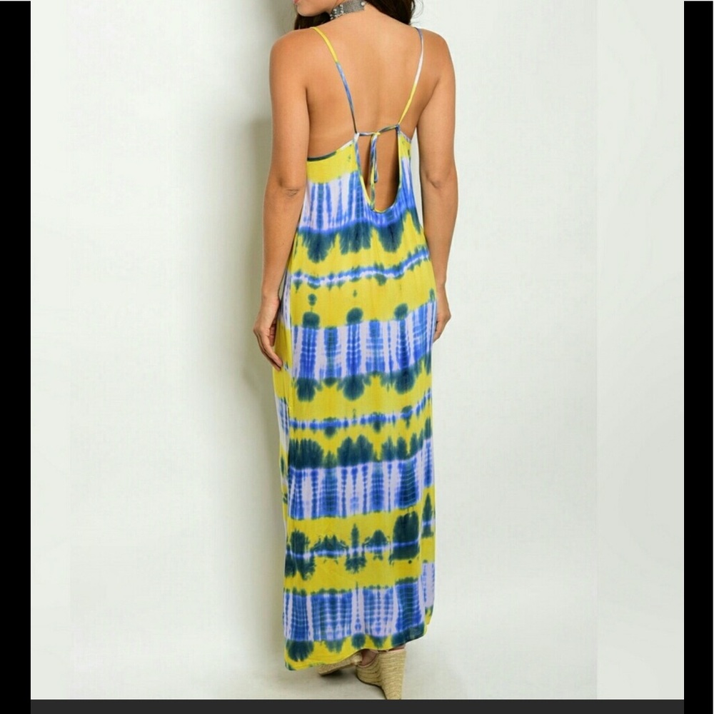 ๐*HP 6/16/17*๐ CUTE Tie dye maxi sundress โ๏ธ๐ - Picture 3 of 3