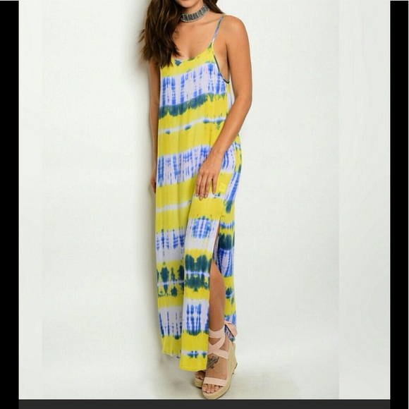 ๐*HP 6/16/17*๐ CUTE Tie dye maxi sundress โ๏ธ๐ - Picture 2 of 3