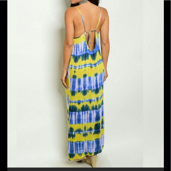 ๐*HP 6/16/17*๐ CUTE Tie dye maxi sundress โ๏ธ๐ - Picture 3 of 3