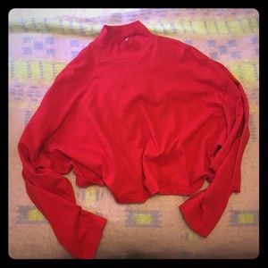 UO vintage red turtleneck