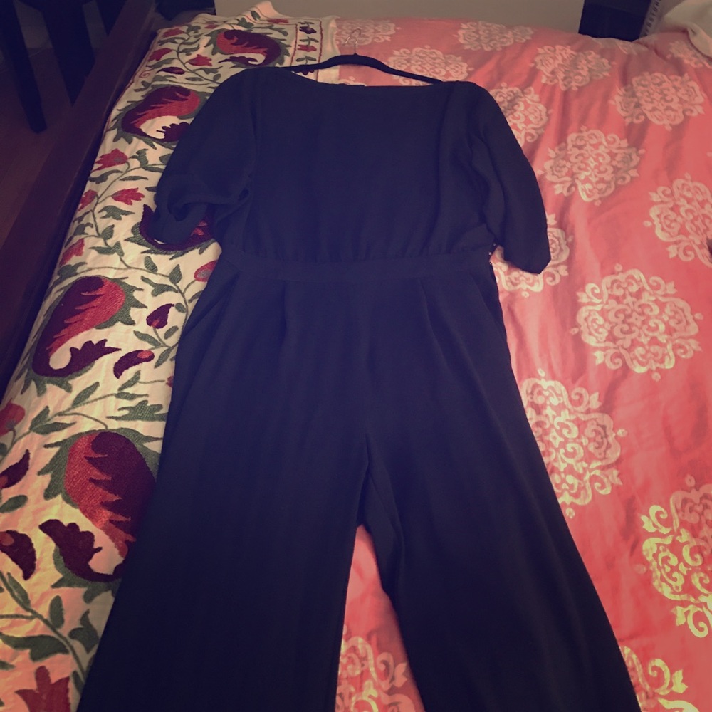 Diane Von Furstenberg DVF Navy Jumpsuit