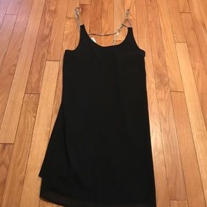 Black mini dress