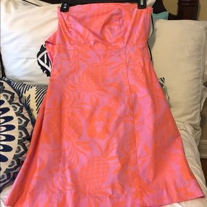 Lilly Pulitzer strapless dress
