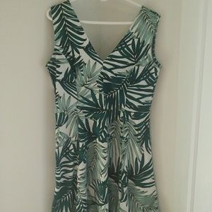 EUC h&m fit n flare tank dress